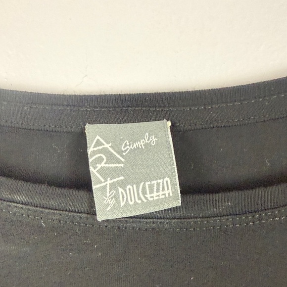 Simply Art by Dolcezza Chic Multicoloured Graphic Artistic Long Sleeve Med Top - Picture 3 of 10